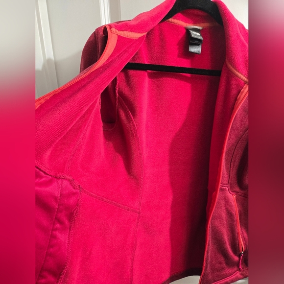 Women’s Medium The North Face Agave Fall Zip Jacket Red Cayenne Heather - Picture 7 of 11